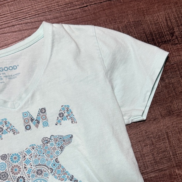 Life Is Good Light Blue Mama Bear Tee - Picture 3 of 7
